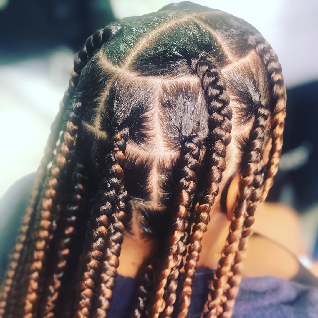 knotless box braids large